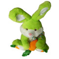 green color customized animal plush toy